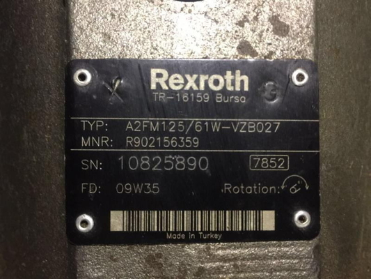 設計 A2FM107 エグババター用水力ポンプ用水力ピストンモーター 61W-VZB020